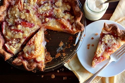 Nectarine Crème Fraiche Pie