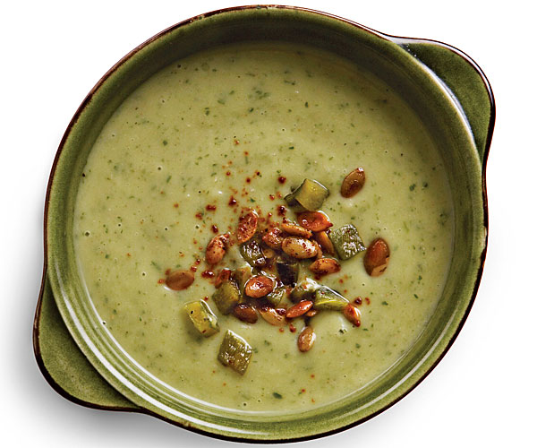 Avocado Soup with Chili-Lime Pepitas