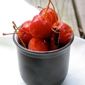Crab Apples Poached in Sweet Wine