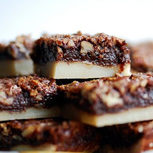 Bourbon Chocolate Pecan Pie Bars