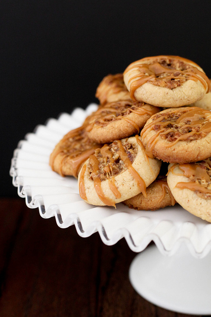 Pecan Pie Thumbprint Cookies