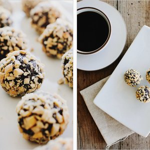 Almond Date Truffles