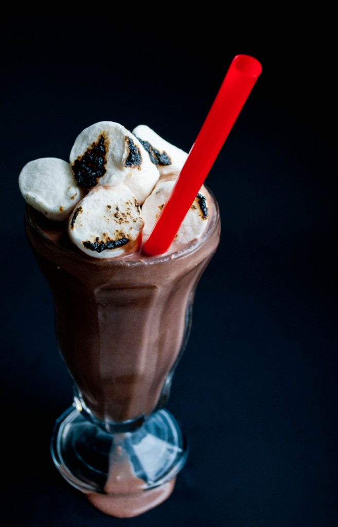 Funky Monkey Frozen Hot Chocolate