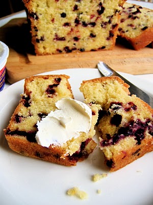 Lemon Huckleberry Tea Cake