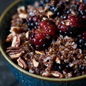 Warm and Nutty Cinnamon Quinoa
