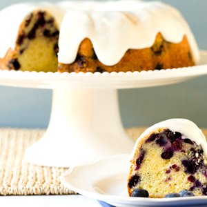 Blueberry-Lemon Buttermilk Bundt Cake