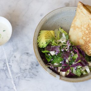 Chive Pancakes