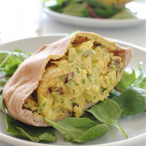 Curried Shrimp Salad Pita Pockets