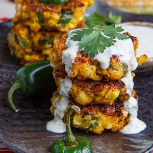 Jalapeno Popper Corn Fritters