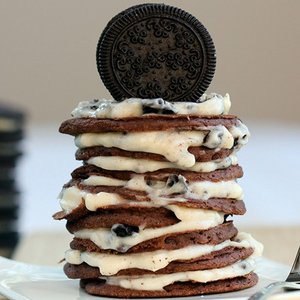 Oreo Cookie Pancakes