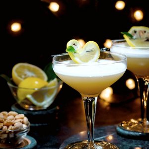 Sidecar Fizz Cocktail