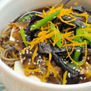 Soba Noodle Soup with Shitakes and Tofu
