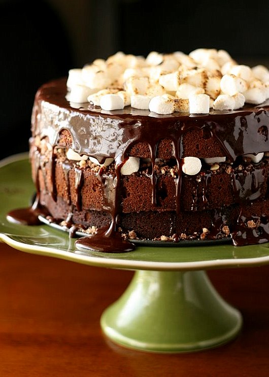 Chocolate-Malt Cake