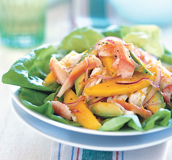 Crab, Mango and Avocado Salad with Citrus Dressing