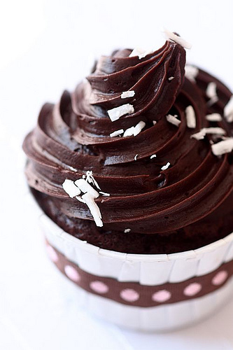 Bittersweet Chocolate and Cardamom Cupcakes