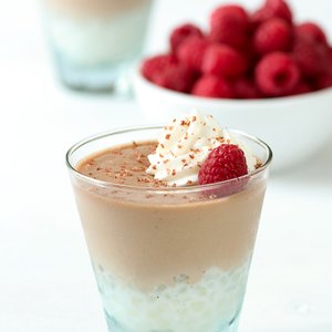 Vanilla Tapioca and Milk Chocolate Lime Cremeux