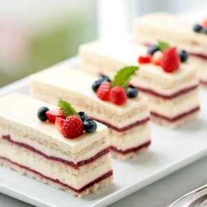 Raspberry Rose Vanilla Cream Cake