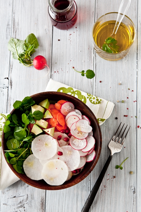 Radish and Watercress Salad