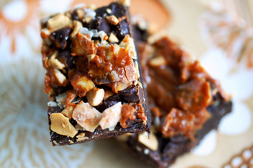 Mayan Mudslide Brownies