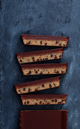 Chocolate Chip Nutella Cheesecake Bars