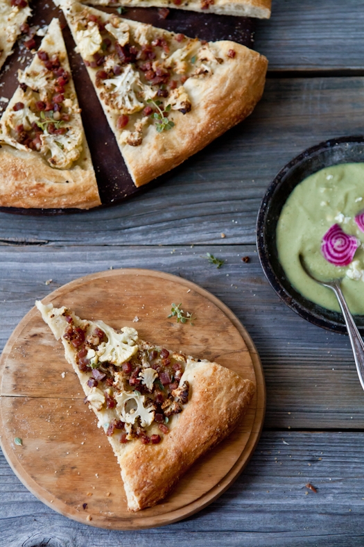 Cauliflower Prosciutto Flatbread