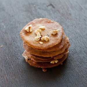 Banana, Butterscotch and Hazelnut Cookie Crisps