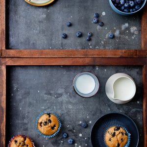Blueberry Key Lime Tea Cakes