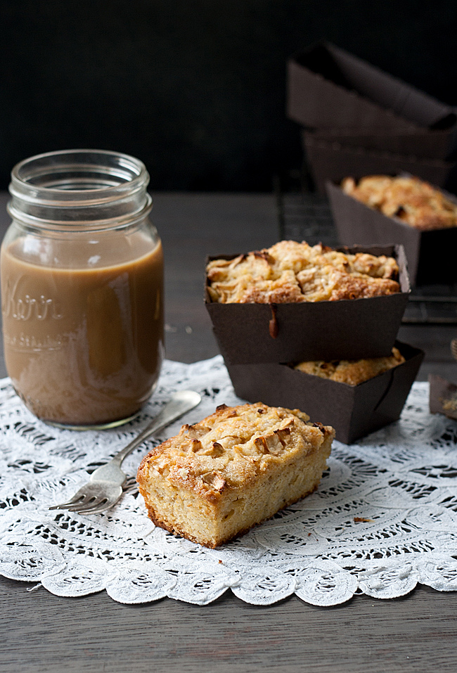 Individual Wholegrain Apple Ginger Breakfast Cakes