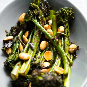 Roast Broccolini with Smoked Paprika Vinaigrette
