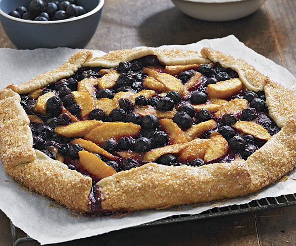 Peach and Blueberry Galette