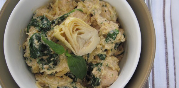 Artichoke Lemon Pesto Chicken Pasta