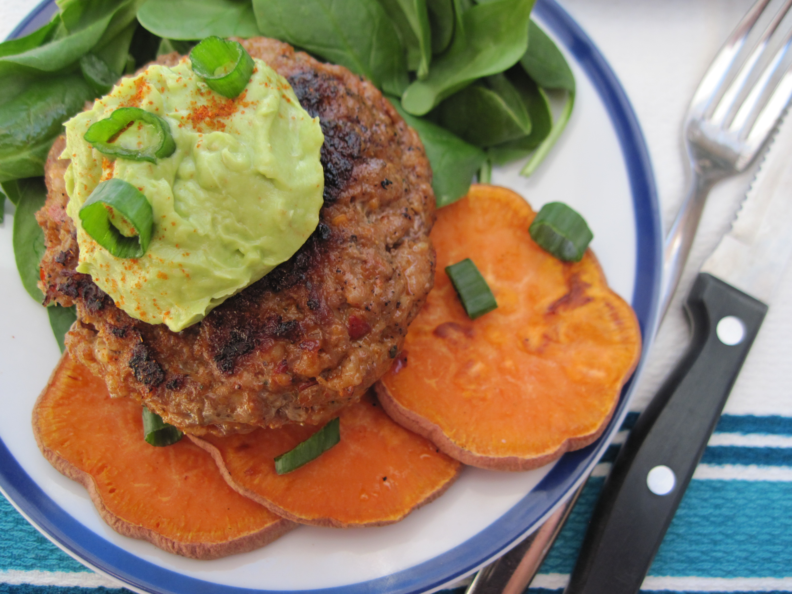 Pineapple Stuffed Chorizo Burgers