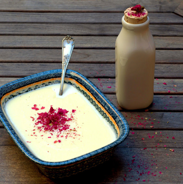 Rose and Almond Pot de Crème