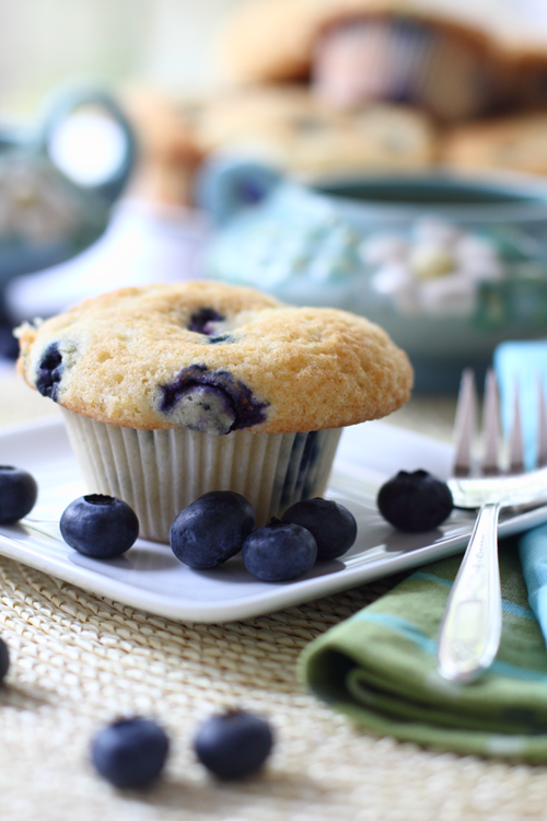 Blueberry Cream Cheese Muffins