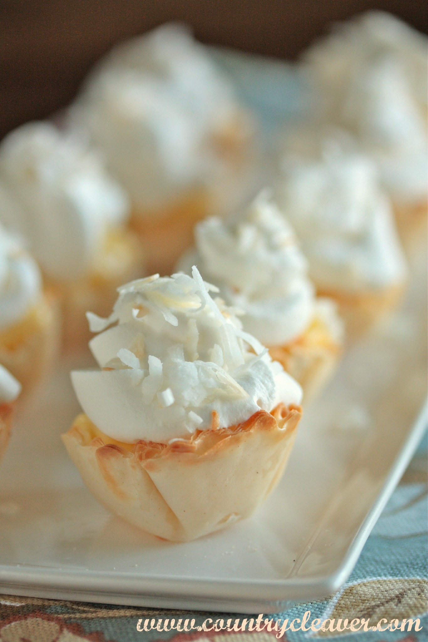Mini Coconut Cream Pies