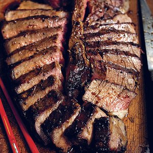 Porterhouse with Garlic-Soy Sauce Marinade