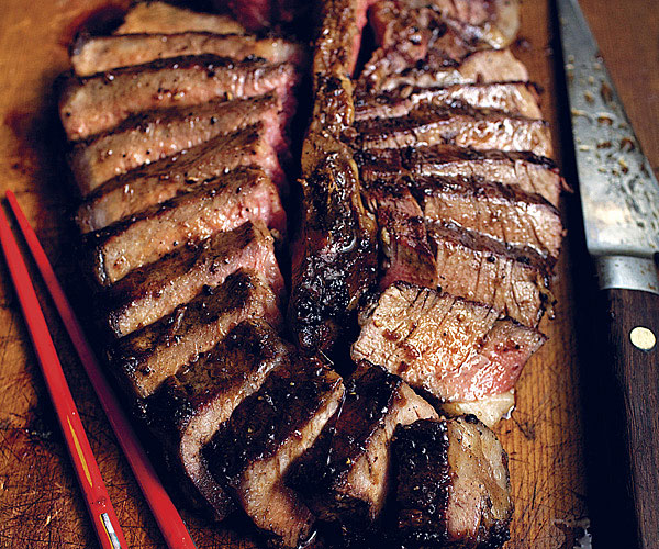 Porterhouse with Garlic-Soy Sauce Marinade