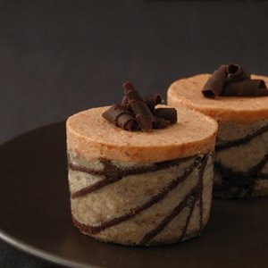 Pumpkin Caramel Mousse Cake