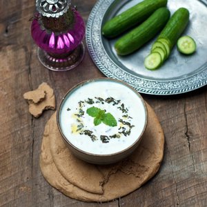 Chilled Mint Yogurt Soup