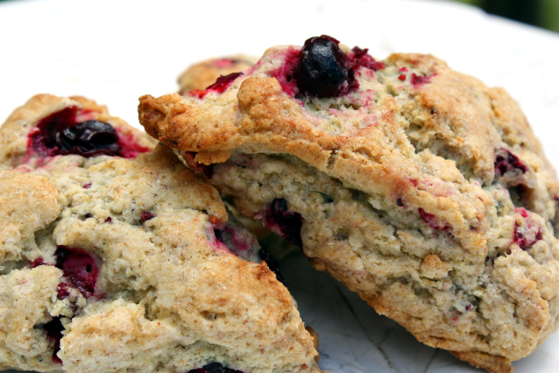 Cranberry Forsythia Scones