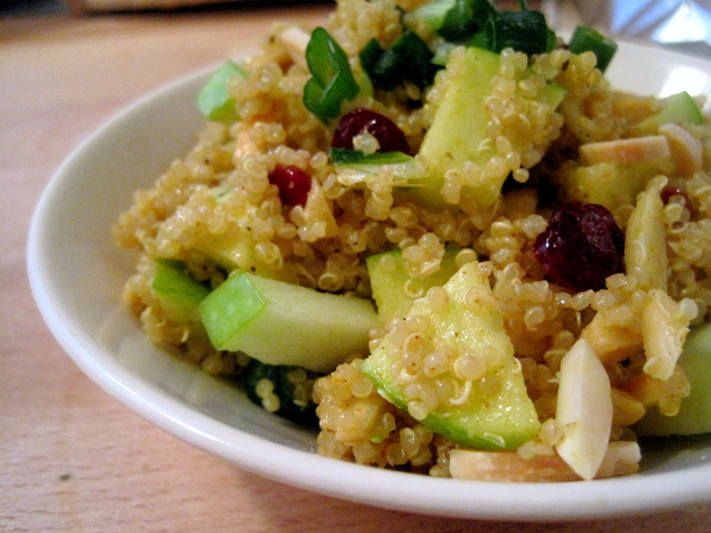 Curried Apple Quinoa Salad