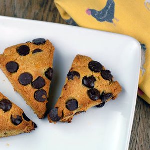Orange Dark Chocolate Chip Scones
