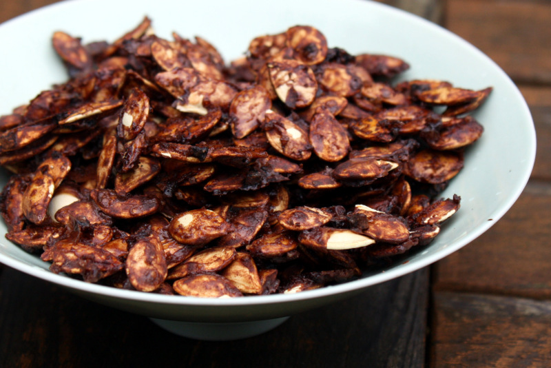 Salt and Cocoa Pumpkin Seeds