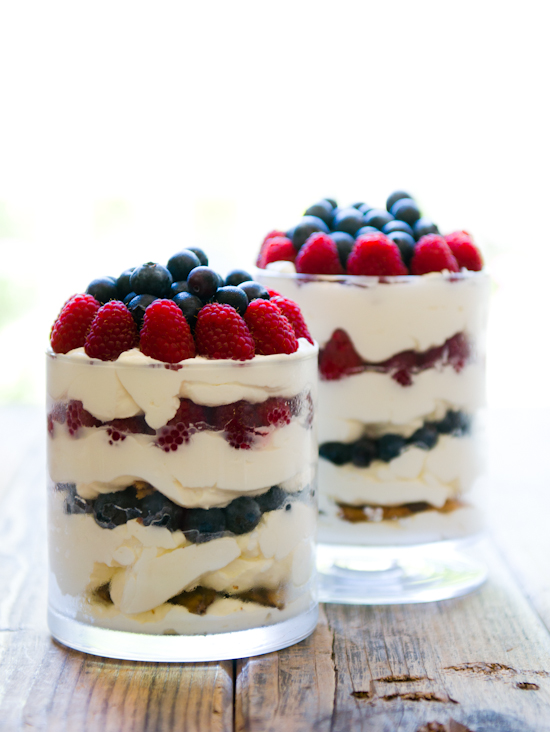 Berries’n’Cream Chocolate Chip Trifle