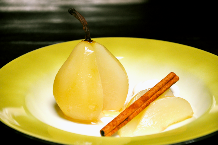 Vanilla Poached Pears