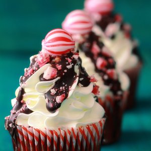 Peppermint Mocha Cupcakes