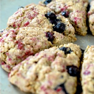 Berry Oat Scones