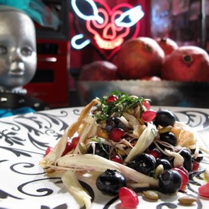 Blueberry and Pomegranate Salad