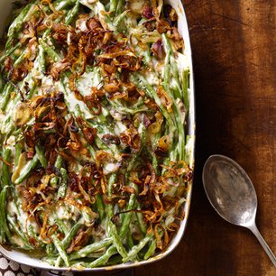 Green Bean Casserole with Crispy Shallots