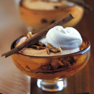 Frozen Pumpkin Mousse with Walnut-Toffee Crunch